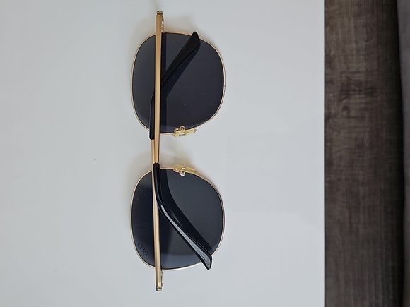 Quay Australia Gold Frame Black Lens Sunglasses main image 8